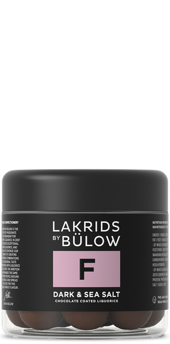 Lakrids Bülow Small F Dark & Sea Salt